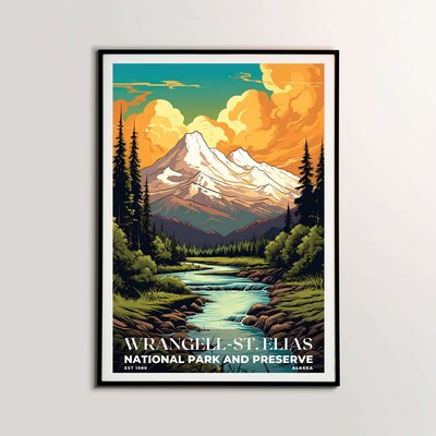 Wrangell-St. Elias National Park and Preserve Poster, Travel Art, Office Poster, Home Decor | S7 - image2